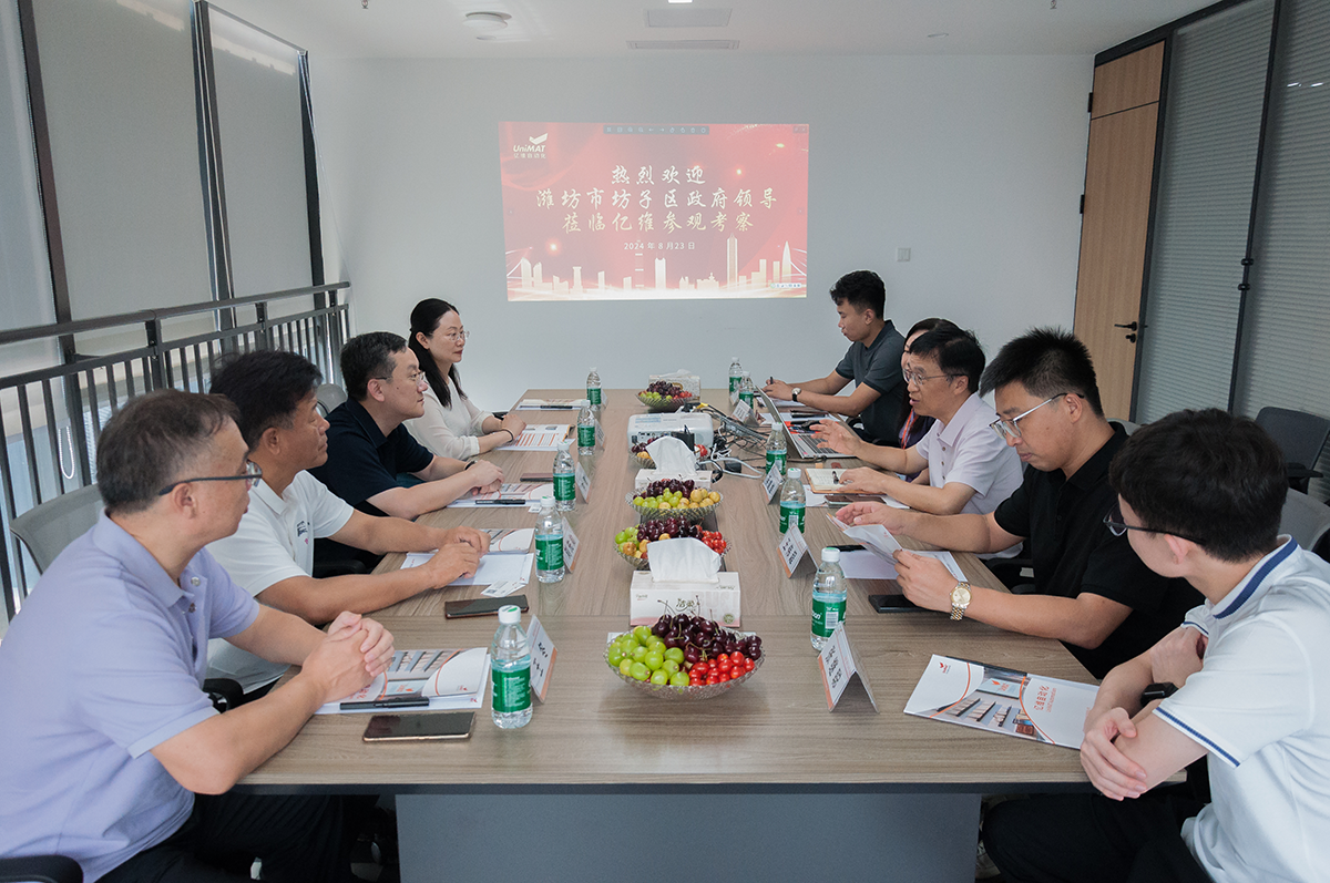 濰坊市坊子區委副書記鐘敏一行蒞臨k8凯发天生赢家一触即发人生自動化參觀調研