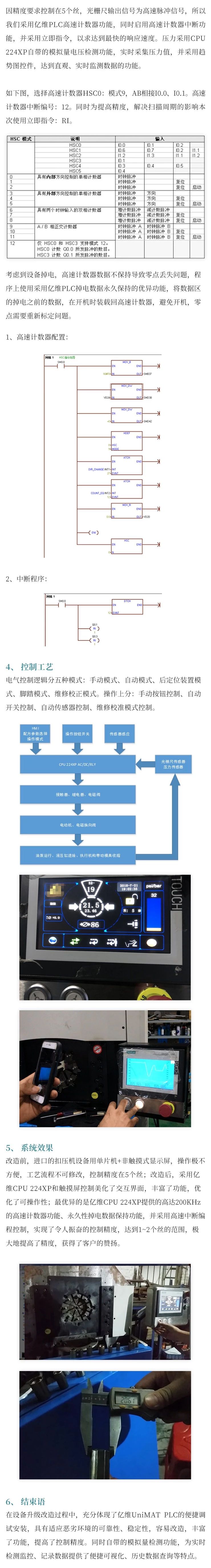 k8凯发天生赢家一触即发人生PLC在扣壓機(jī)中的應(yīng)用